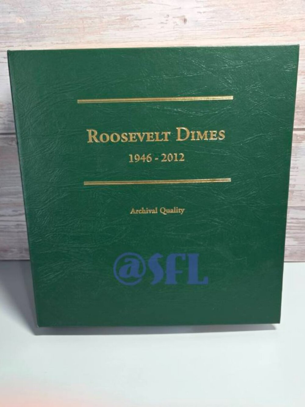 Littleton Roosevelt Dimes Album Blinder 1946 - 2012 LCA 3 With 40 Plastic Slides